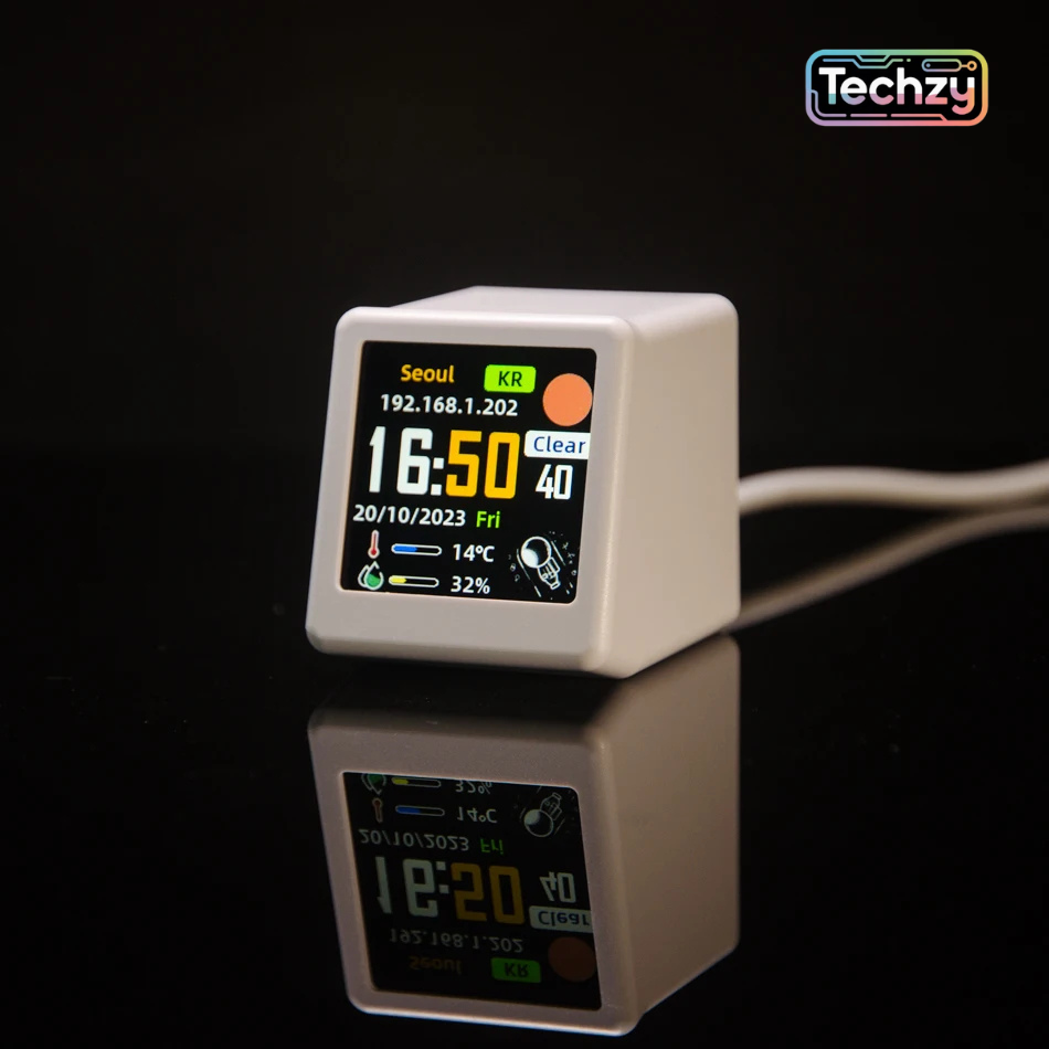 Smart Desktop Weather Display Clock