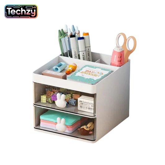 Compact Desk Organizer with Drawer