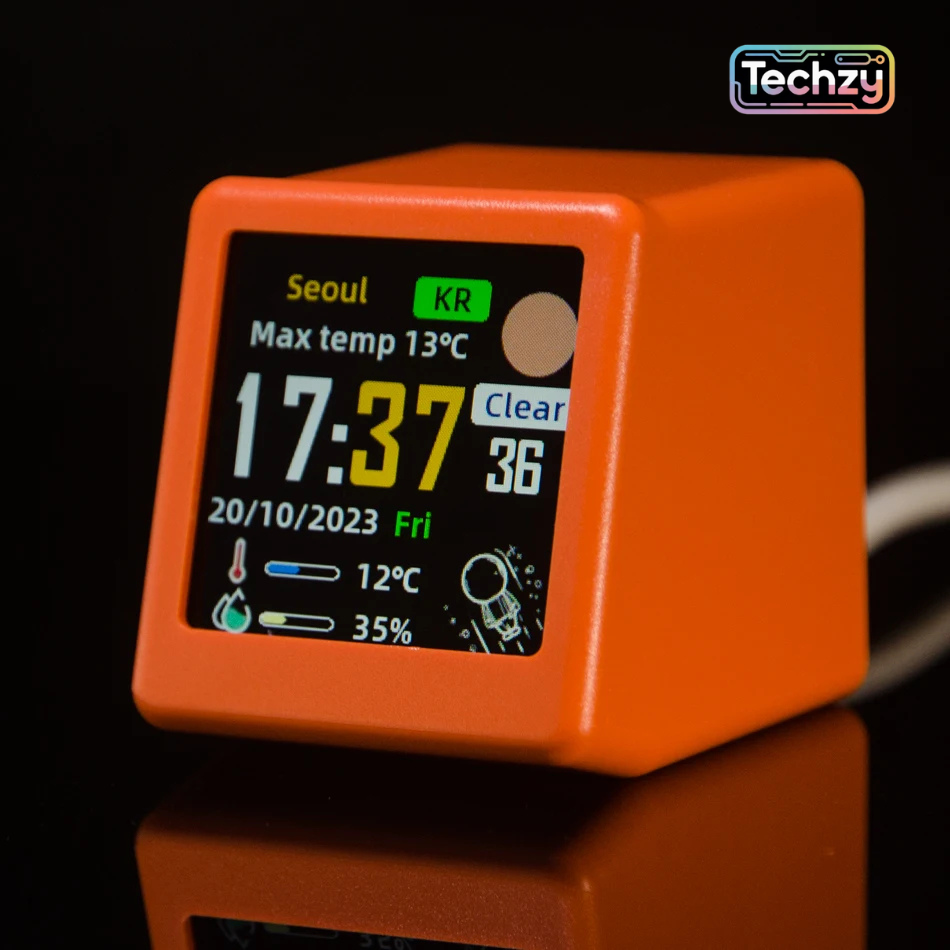 Smart Desktop Weather Display Clock