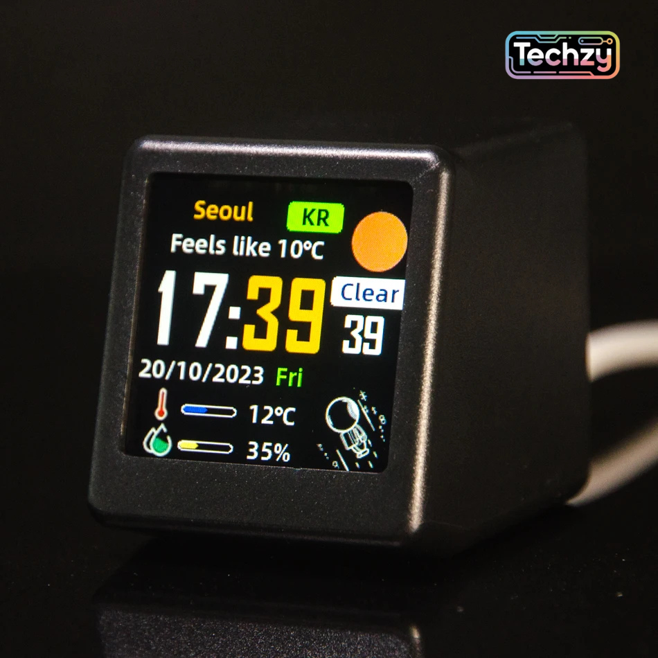 Smart Desktop Weather Display Clock