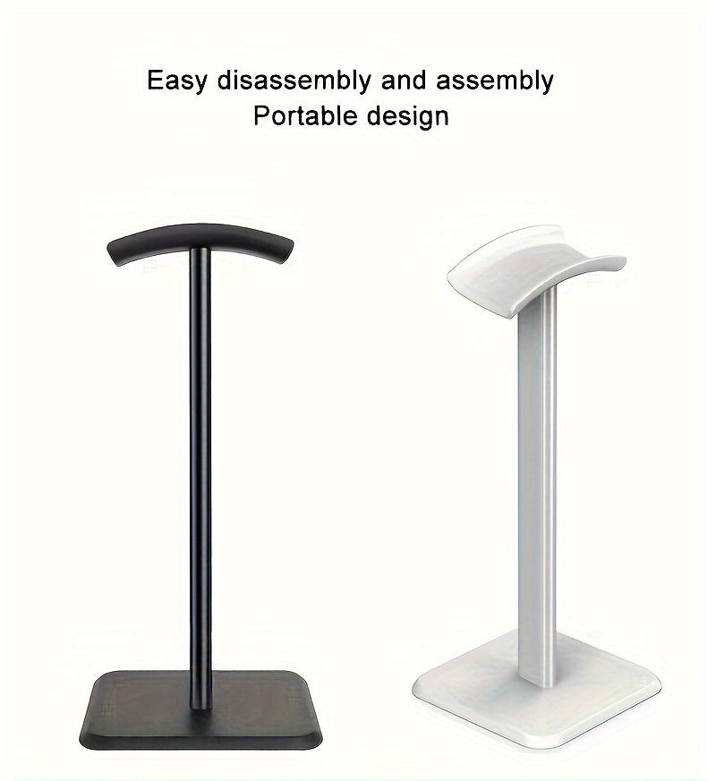 Desk Headphone Stand / Headset Holder (Non-Slip Base, Universal Fit)