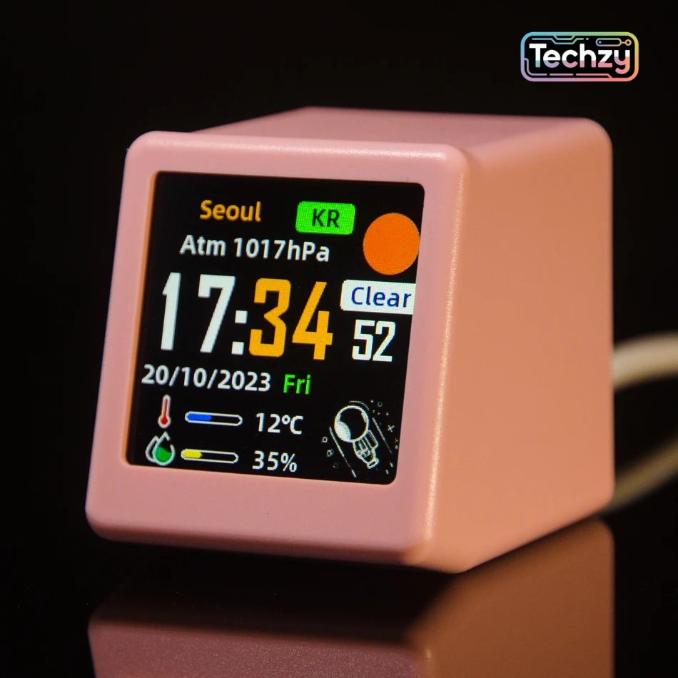 Smart Desktop Weather Display Clock