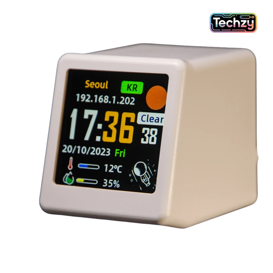 Smart Desktop Weather Display Clock