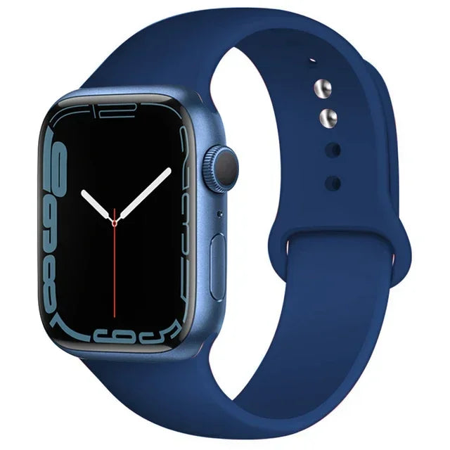 Silicone Sport Band for Apple Watch (Soft Replacement Strap)