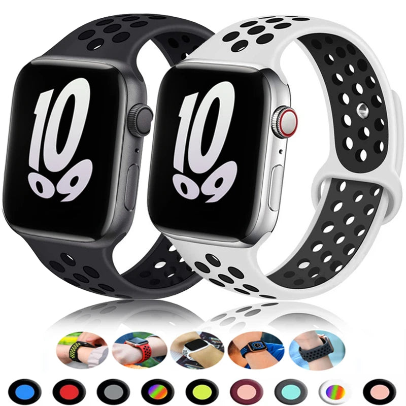 Breathable Sport Strap for Apple Watch (Lightweight Replacement Band)
