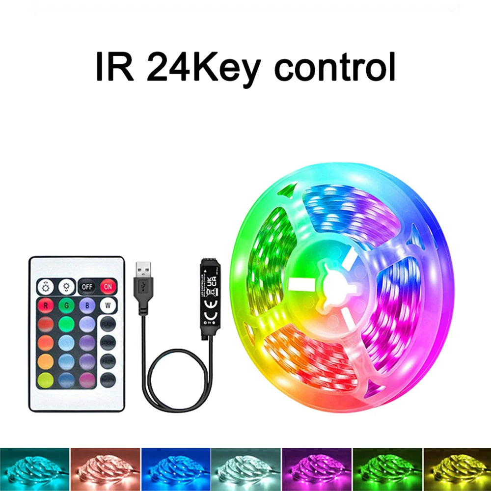 1-40M RGB LED Strip Lights with App Control for Room & TV Backlighting