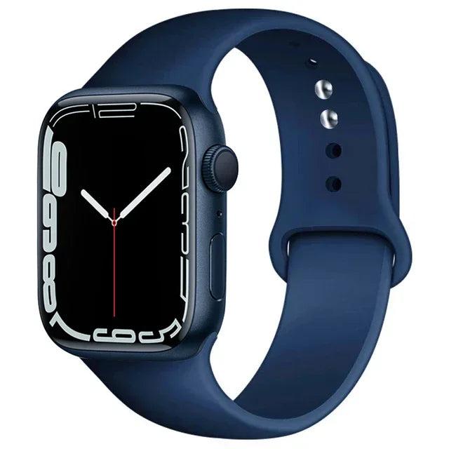 Silicone Sport Band for Apple Watch (Soft Replacement Strap)
