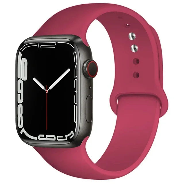 Silicone Sport Band for Apple Watch (Soft Replacement Strap)