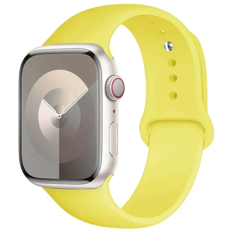 Silicone Sport Band for Apple Watch (Soft Replacement Strap)