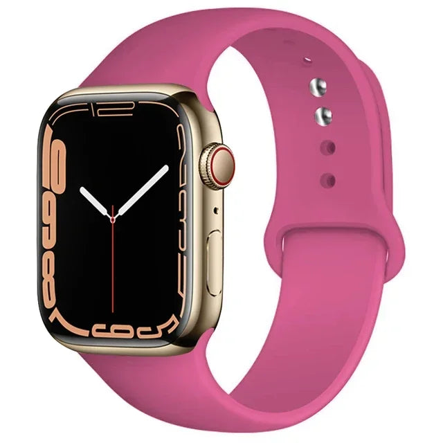 Silicone Sport Band for Apple Watch (Soft Replacement Strap)