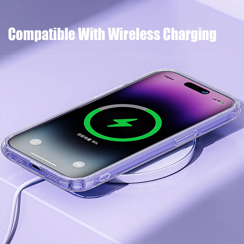 Clear TPU Phone Case (Transparent Soft Silicone Back Cover for iPhone Models)