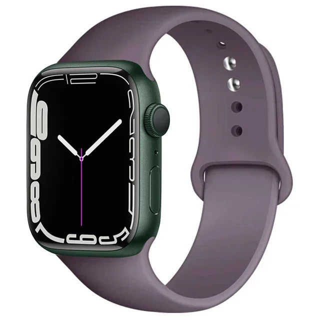Silicone Sport Band for Apple Watch (Soft Replacement Strap)