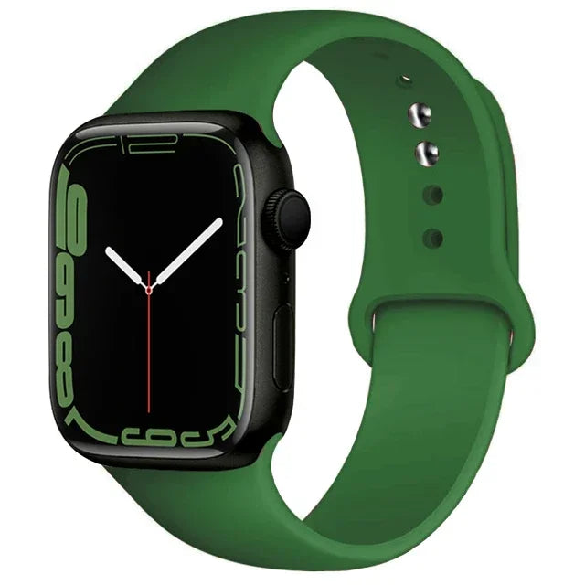 Silicone Sport Band for Apple Watch (Soft Replacement Strap)