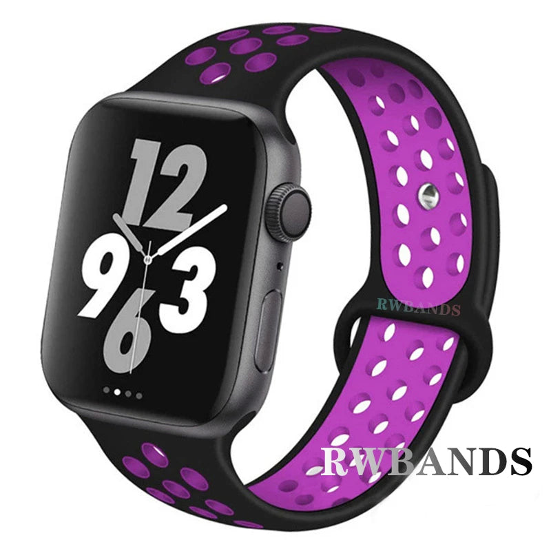 Breathable Sport Strap for Apple Watch (Lightweight Replacement Band)