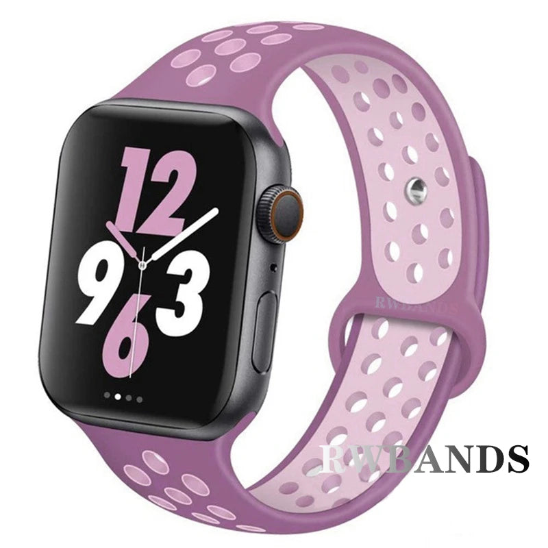 Breathable Sport Strap for Apple Watch (Lightweight Replacement Band)