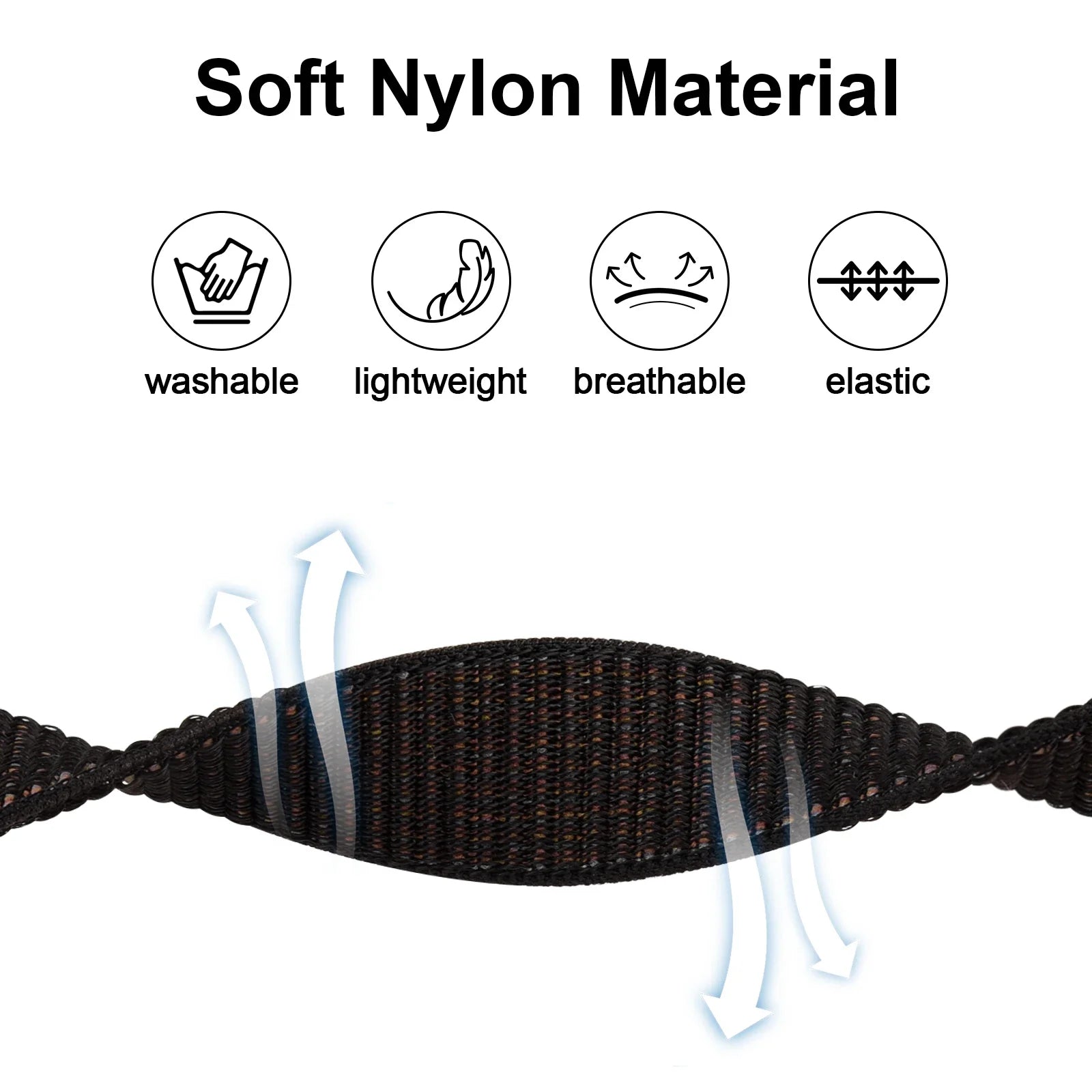 Kids AirTag Wristband Bracelet (Nylon Strap with Anti-Scratch Protective Holder)