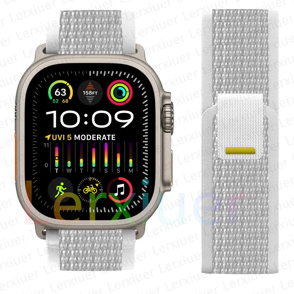 Trail Loop Nylon Sport Band for Apple Watch (Adjustable Replacement Strap)