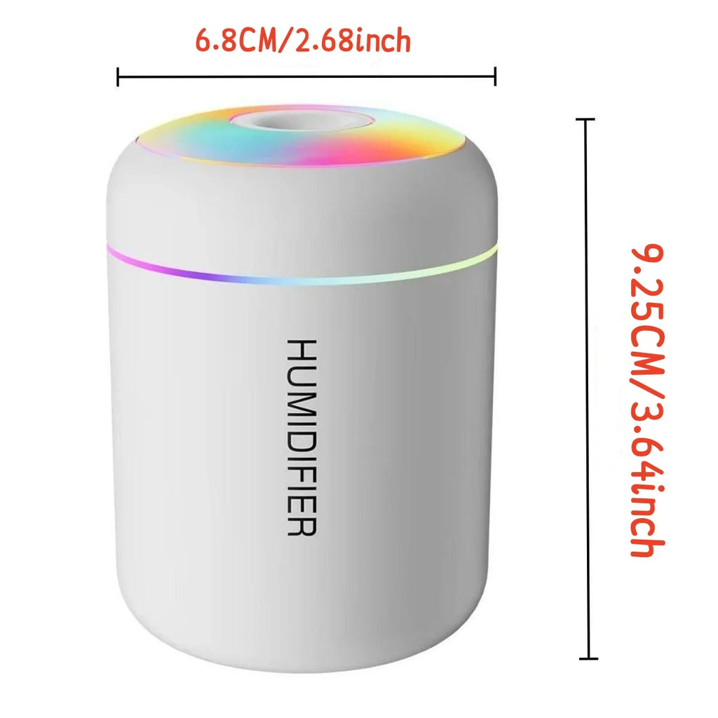 180ml Mini USB Air Humidifier & Aroma Diffuser with LED Light