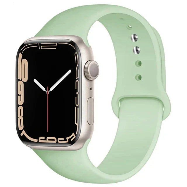 Silicone Sport Band for Apple Watch (Soft Replacement Strap)