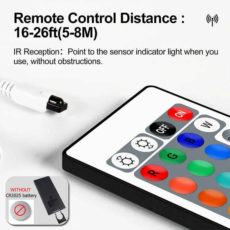 USB RGB LED Neon Rope Light with Remote Control for Gaming & Room Lighting