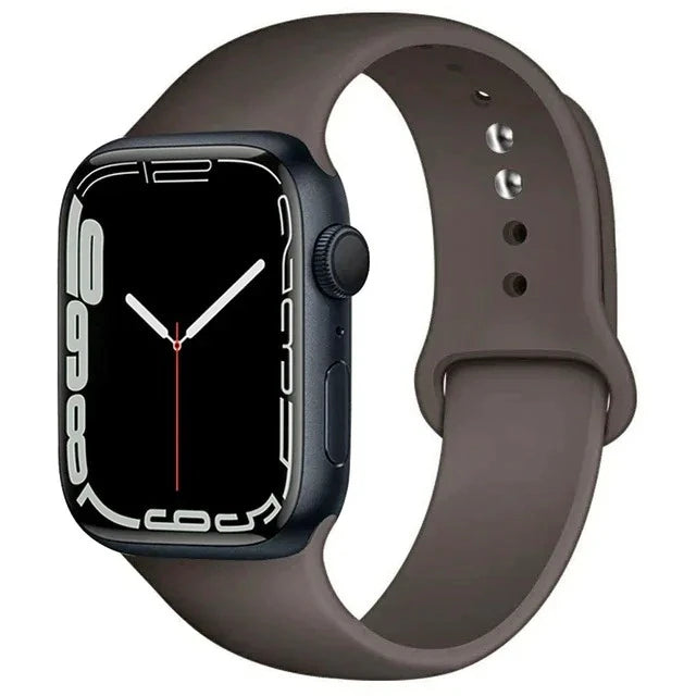 Silicone Sport Band for Apple Watch (Soft Replacement Strap)