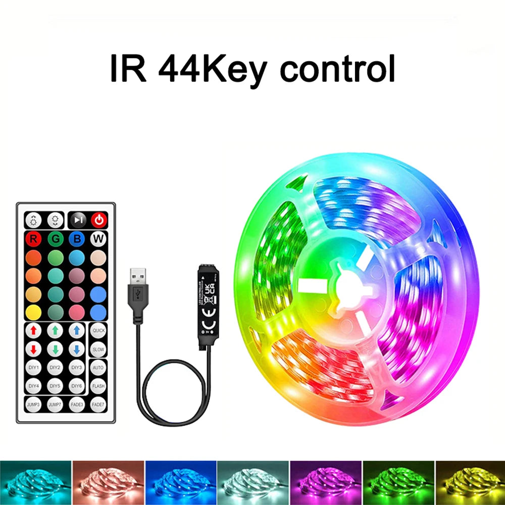 1-40M RGB LED Strip Lights with App Control for Room & TV Backlighting