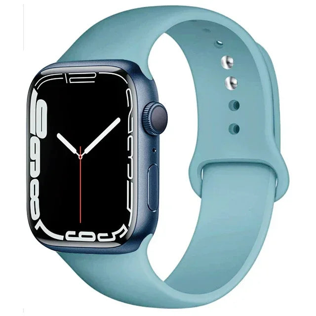 Silicone Sport Band for Apple Watch (Soft Replacement Strap)