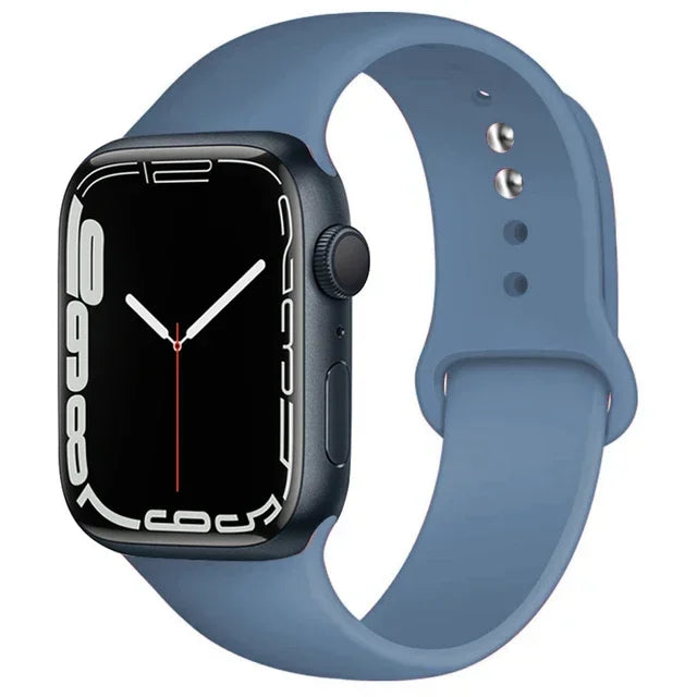 Silicone Sport Band for Apple Watch (Soft Replacement Strap)