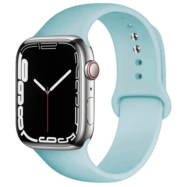 Silicone Sport Band for Apple Watch (Soft Replacement Strap)