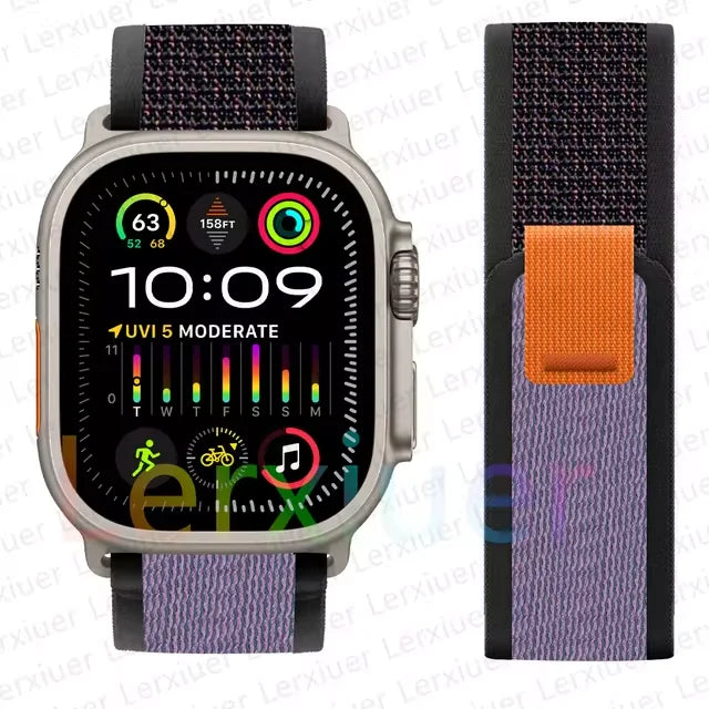 Trail Loop Nylon Sport Band for Apple Watch (Adjustable Replacement Strap)