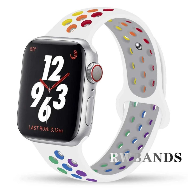 Breathable Sport Strap for Apple Watch (Lightweight Replacement Band)