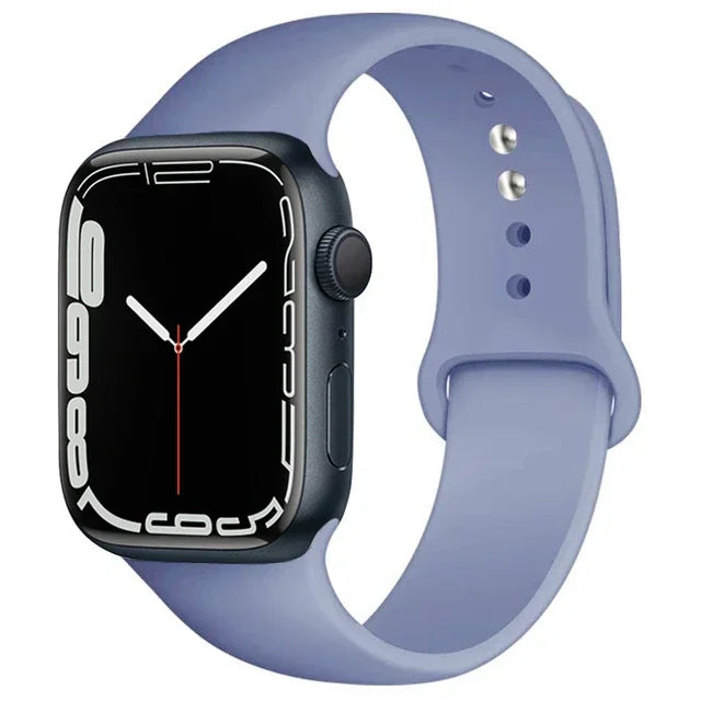 Silicone Sport Band for Apple Watch (Soft Replacement Strap)