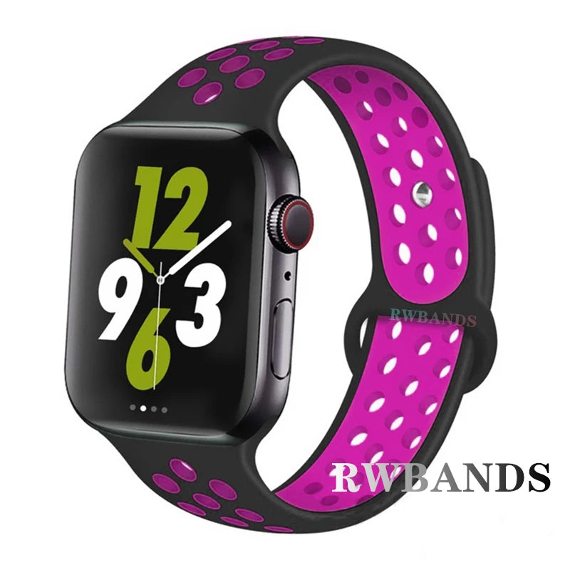 Breathable Sport Strap for Apple Watch (Lightweight Replacement Band)