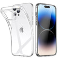Clear TPU Phone Case (Transparent Soft Silicone Back Cover for iPhone Models)