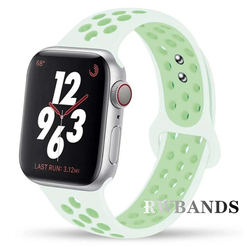 Breathable Sport Strap for Apple Watch (Lightweight Replacement Band)