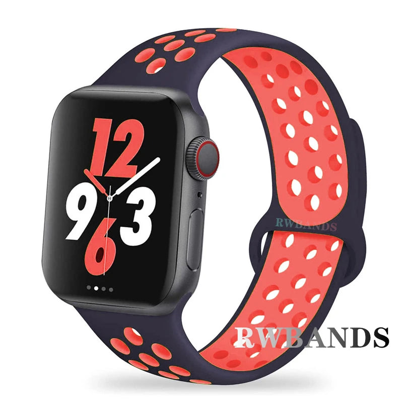Breathable Sport Strap for Apple Watch (Lightweight Replacement Band)