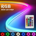 USB RGB LED Neon Rope Light with Remote Control for Gaming & Room Lighting