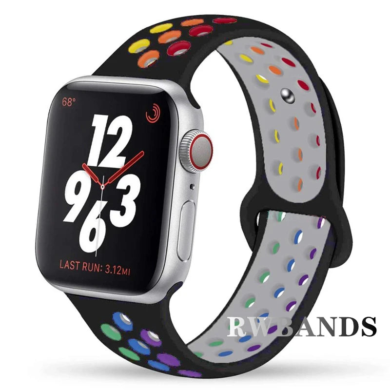 Breathable Sport Strap for Apple Watch (Lightweight Replacement Band)