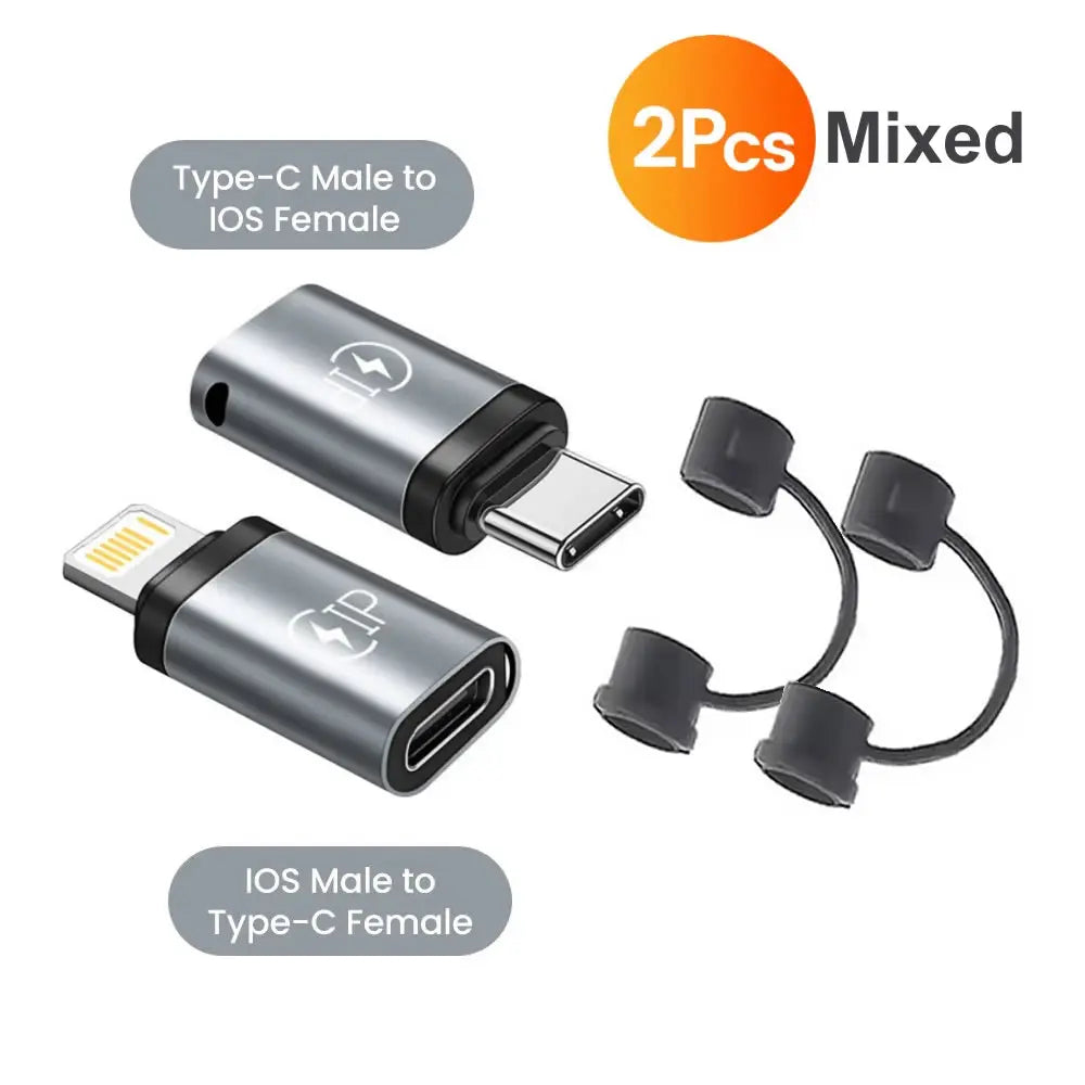 USB-C to Lightning Adapter (Type-C Male to Lightning Female Converter for Charging)