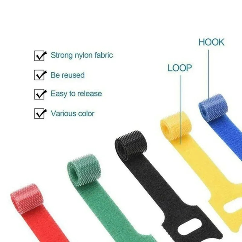 Cable Organizer / Cable Winder (Adhesive Cable Management Clips for Phone & Desk Accessories)