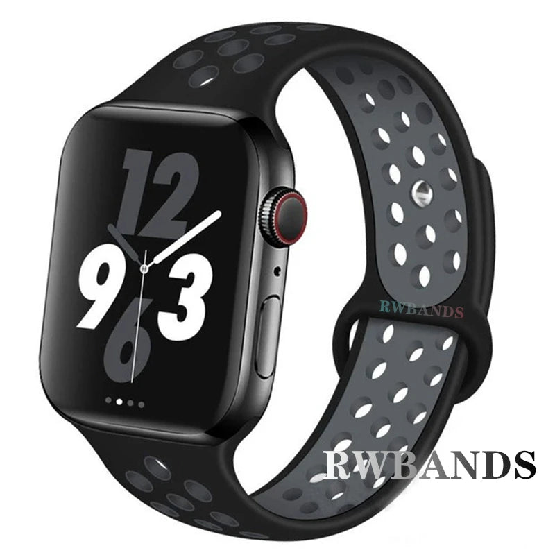 Breathable Sport Strap for Apple Watch (Lightweight Replacement Band)