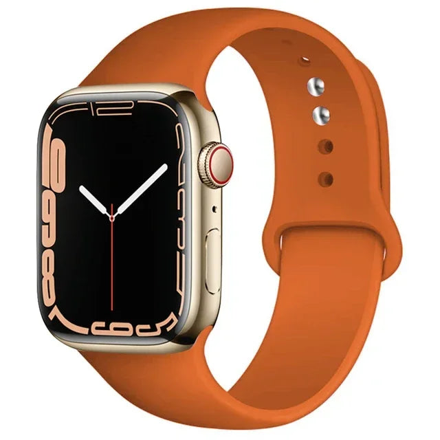 Silicone Sport Band for Apple Watch (Soft Replacement Strap)