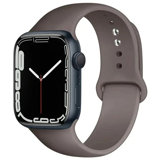 Silicone Sport Band for Apple Watch (Soft Replacement Strap)